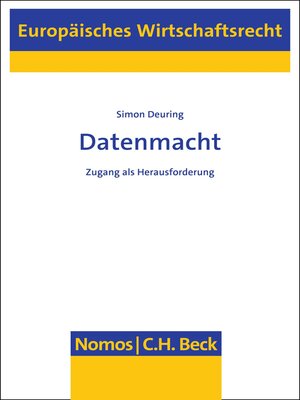 cover image of Datenmacht